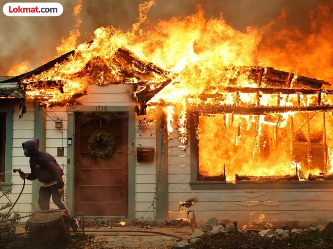 Angry because he wasn't studying, 14-year-old boy locked his father in the house and burned him | अभ्यास करत नाही म्हणून रागावले, १४ वर्षाच्या मुलाने वडिलांना घरात बंद करून जाळले Angry because he wasn't studying, 14-year-old boy locked his father in the house and burned him | अभ्यास करत नाही म्हणून रागावले, १४ वर्षाच्या मुलाने वडिलांना घरात बंद करून जाळले