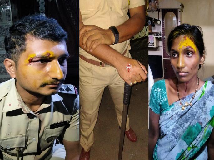 Sonali villagers throw stones at police, Tension over the arrival of Varad Patil murder suspect family in the village | सोनाळीत ग्रामस्थांची पोलिसांवर दगडफेक, वरद पाटील खुनातील संशयिताचे कुटुंबीय गावात आल्याने राडा Sonali villagers throw stones at police, Tension over the arrival of Varad Patil murder suspect family in the village | सोनाळीत ग्रामस्थांची पोलिसांवर दगडफेक, वरद पाटील खुनातील संशयिताचे कुटुंबीय गावात आल्याने राडा