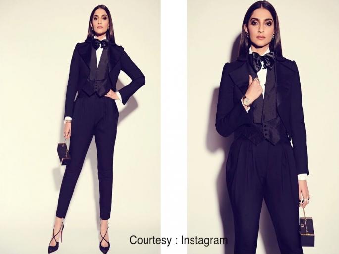 Sonam s boss lady look went viral see pics on her instagram | सोनम कपूरचा लेडी बॉस लूक होतोय व्हायरल; पाहा फोटो Sonam s boss lady look went viral see pics on her instagram | सोनम कपूरचा लेडी बॉस लूक होतोय व्हायरल; पाहा फोटो