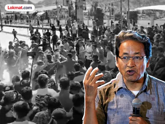 The Home Ministry held Sonam Wangchuk responsible for the violence in Ladakh. | सोनम वांगचुक यांनीच लोकांना भडकावले; लेहमधील हिंसाचारासाठी गृहमंत्रालयाने धरले जबाबदार The Home Ministry held Sonam Wangchuk responsible for the violence in Ladakh. | सोनम वांगचुक यांनीच लोकांना भडकावले; लेहमधील हिंसाचारासाठी गृहमंत्रालयाने धरले जबाबदार
