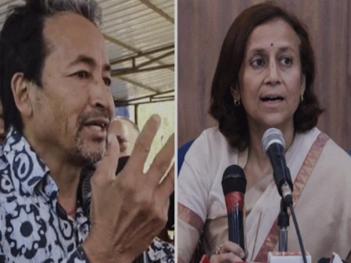 Sonam Wangchuk's wife Geetanjali arrives in jail to meet him! What will she do next? She revealed her plan | सोनम वांगचूक यांना भेटायला तुरुंगात पोहोचल्या पत्नी गीतांजली! पुढे काय करणार? सांगितला प्लॅन