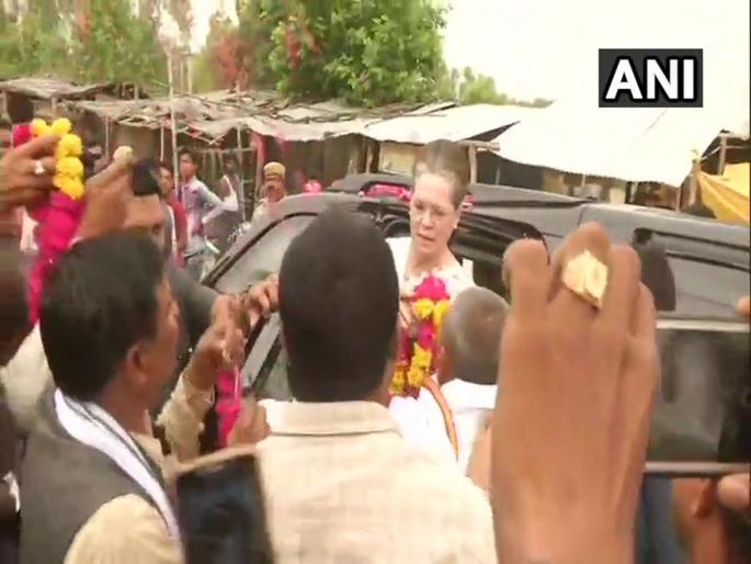 After elections Sonia Gandhi first time visit Rae Bareli | लोकसभा निवडणुकीनंतर सोनिया गांधी पहिल्यांदा रायबरेली दौऱ्यावर