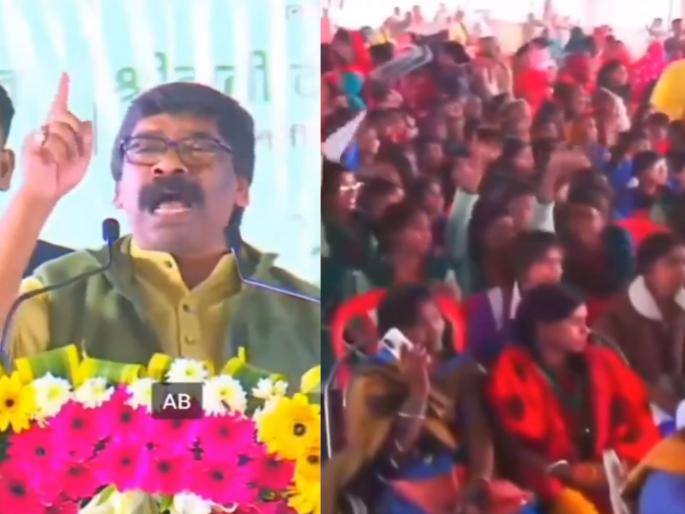 Did you get the money for the bicycle? As soon as Hemant Soren asked the question, the student directly said no, the video went viral | सायकलचे पैसे मिळाले का? सोरेन यांनी प्रश्न विचारताच विद्यार्थिनींनी थेट नाही सांगितले, व्हिडीओ व्हायरल Did you get the money for the bicycle? As soon as Hemant Soren asked the question, the student directly said no, the video went viral | सायकलचे पैसे मिळाले का? सोरेन यांनी प्रश्न विचारताच विद्यार्थिनींनी थेट नाही सांगितले, व्हिडीओ व्हायरल