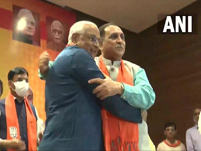 Announcement of New CM of Gujarat: Bhupendra Patel is the new CM of Gujarat; Decision in the BJP | Announcement of New CM of Gujarat: भूपेंद्र पटेल गुजरातचे नवे मुख्यमंत्री; भाजपाच्या विधिमंडळ बैठकीत निर्णय Announcement of New CM of Gujarat: Bhupendra Patel is the new CM of Gujarat; Decision in the BJP | Announcement of New CM of Gujarat: भूपेंद्र पटेल गुजरातचे नवे मुख्यमंत्री; भाजपाच्या विधिमंडळ बैठकीत निर्णय