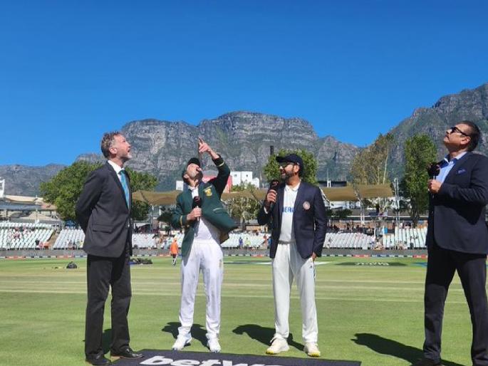 South Africa have won the toss and they've decided to bat first and ravindra Jadeja and Mukesh Kumar have replaced Ashwin and Shardul thakur | IND vs SA 2nd Test: यजमानांनी टॉस जिंकला! भारतीय संघात दोन मोठे बदल; जडेजा अन् मुकेश कुमारला संधी
