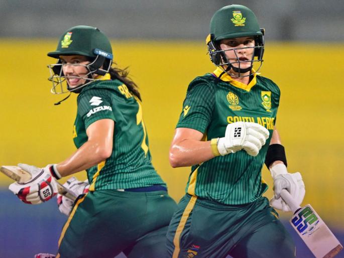 South Africa vs Sri Lanka Live Cricket Live Score Women’s ODI World Cup 2025 SA-W Win By 10 Wickets Tazmin Brits Finish Match With Six Wolvaardt Fifty | वनडे वर्ल्ड कप स्पर्धेत टी-२० मॅच खेळवण्याची वेळ! लंकेला शह देत दक्षिण आफ्रिका सेमीच्या उंबरठ्यावर