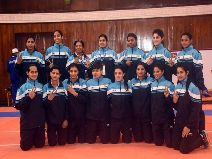 Indian Kabaddi men and women team won gold in South Asian Games 2019 | South Asian Games 2019 : दक्षिण आशियाई क्रीडा स्पर्धेत भारताला कबड्डीत दुहेरी सुवर्णपदक Indian Kabaddi men and women team won gold in South Asian Games 2019 | South Asian Games 2019 : दक्षिण आशियाई क्रीडा स्पर्धेत भारताला कबड्डीत दुहेरी सुवर्णपदक