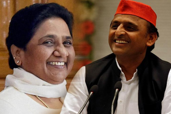 Lok Sabha 2019 Exit poll: SP-BSP alliance Giant Killer for BJP in Uttar Pradesh | Lok Sabha 2019 Exit Poll: उत्तर प्रदेशात सपा-बसपा आघाडी भाजपासाठी ठरणार जायंट किलर  Lok Sabha 2019 Exit poll: SP-BSP alliance Giant Killer for BJP in Uttar Pradesh | Lok Sabha 2019 Exit Poll: उत्तर प्रदेशात सपा-बसपा आघाडी भाजपासाठी ठरणार जायंट किलर