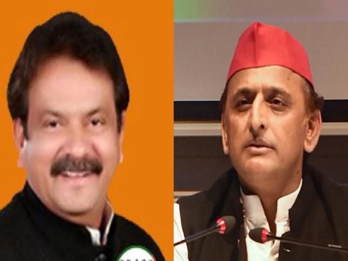BJP fields Union Minister SP Singh Baghel against Akhilesh Yadav from Karhal seat | अखिलेश यादवांच्या विरोधात भाजपाकडून एसपी सिंह बघेल यांना उमेदवारी, एकेकाळी मुलायम सिंह यादवांचे होते सुरक्षा अधिकारी BJP fields Union Minister SP Singh Baghel against Akhilesh Yadav from Karhal seat | अखिलेश यादवांच्या विरोधात भाजपाकडून एसपी सिंह बघेल यांना उमेदवारी, एकेकाळी मुलायम सिंह यादवांचे होते सुरक्षा अधिकारी
