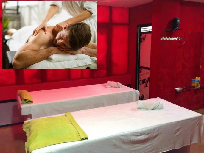 A sudden raid on the spa center, People left their clothes there and fled | स्पा सेंटरवर अचानक पडली धाड, मजास करवून घेणाऱ्यांची तारांबळ, कपडे तिथेच टाकून पळाले लोक  A sudden raid on the spa center, People left their clothes there and fled | स्पा सेंटरवर अचानक पडली धाड, मजास करवून घेणाऱ्यांची तारांबळ, कपडे तिथेच टाकून पळाले लोक