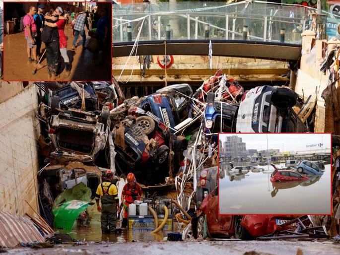 Flood in Spain 205 dead 1900 missing over 130000 homes without power; Prime Minister sent 2000 soldiers | स्पेनमध्ये 'महापूर', 205 जणांचा मृत्यू, 1900 बेपत्ता, 130000 हून अधिक घरांची वीज गुल; पंतप्रधानांनी पाठवले 2000 सैनिक Flood in Spain 205 dead 1900 missing over 130000 homes without power; Prime Minister sent 2000 soldiers | स्पेनमध्ये 'महापूर', 205 जणांचा मृत्यू, 1900 बेपत्ता, 130000 हून अधिक घरांची वीज गुल; पंतप्रधानांनी पाठवले 2000 सैनिक