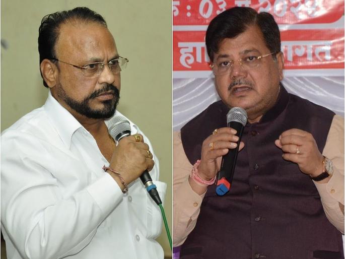 Lok Sabha Election - Argument between BJP leader Pravin Darekar and Shiv Sena leader Anandrao Adsul over Gajanan Kirtikar | शिवसेना-भाजपात वादाची ठिणगी; "आनंदराव अडसूळांनी नको त्या विषयात हात घालू नये, अन्यथा..." Lok Sabha Election - Argument between BJP leader Pravin Darekar and Shiv Sena leader Anandrao Adsul over Gajanan Kirtikar | शिवसेना-भाजपात वादाची ठिणगी; "आनंदराव अडसूळांनी नको त्या विषयात हात घालू नये, अन्यथा..."