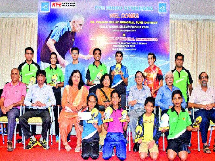 Isha Joshi won the title of the double crown, the district marking table tennis | ईशा जोशी हिला दुहेरी मुकुटाचा मान, जिल्हा मानांकन टेबल टेनिस