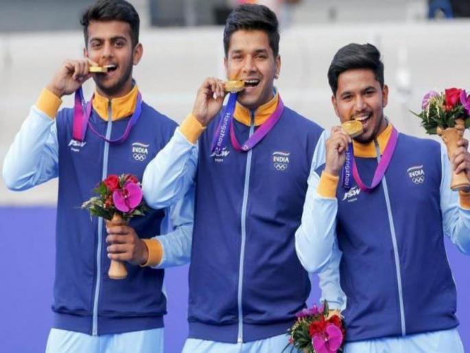 India's double golden bang in archery; A total of 86 medals were won till Thursday | तिरंदाजीत भारताचा डबल गोल्डन धमाका; गुरुवारपर्यंत एकूण ८६ पदके जिंकली India's double golden bang in archery; A total of 86 medals were won till Thursday | तिरंदाजीत भारताचा डबल गोल्डन धमाका; गुरुवारपर्यंत एकूण ८६ पदके जिंकली