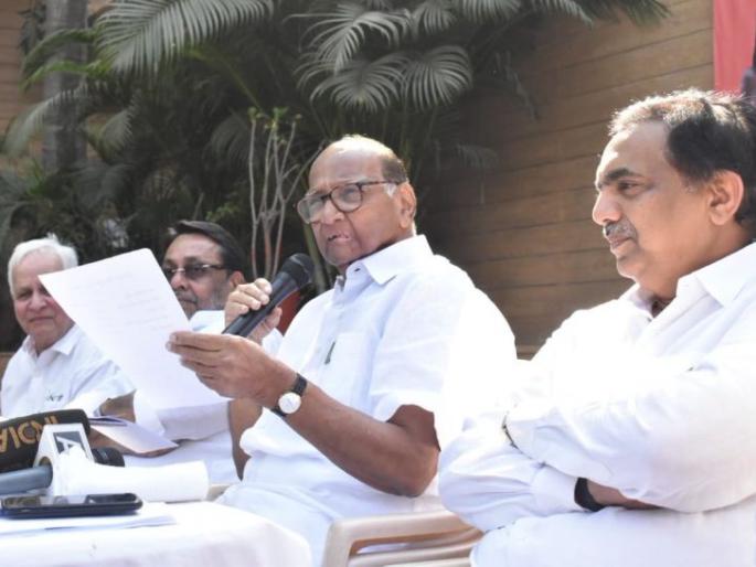 NCP's Maval's candidate is 'Risk', and Sharad Pawar's suggestive statement on parth pawar | राष्ट्रवादीची मावळमधील उमेदवारी 'रिस्क', पार्थच्या भाषणावरील प्रश्नावर पवारांचं 'हे' उत्तर NCP's Maval's candidate is 'Risk', and Sharad Pawar's suggestive statement on parth pawar | राष्ट्रवादीची मावळमधील उमेदवारी 'रिस्क', पार्थच्या भाषणावरील प्रश्नावर पवारांचं 'हे' उत्तर