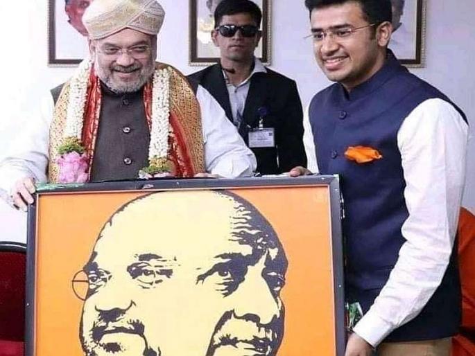 Not only the blind, but the BJP MPs make such comparisons, bjp mp comparasion of amit shah with sardar patel | 'केवळ 'अंधभक्त'च नाही, तर भाजपा खासदारही अशी तुलना करतात' Not only the blind, but the BJP MPs make such comparisons, bjp mp comparasion of amit shah with sardar patel | 'केवळ 'अंधभक्त'च नाही, तर भाजपा खासदारही अशी तुलना करतात'