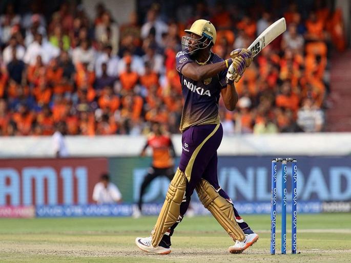 IPL 2019 : Andre Russell become a second Player after Chris Gayle hit 40+ Sixes in IPL Single edition | IPL 2019 : दोन षटकार तरीही आंद्रे रसेलचा विक्रम, गेलच्या 8 वर्षांपूर्वीच्या विक्रमाला धोका
