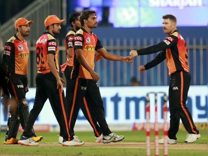 SRH vs MI Latest News : 150 to win and qualify for the play-offs for Sunrisers Hyderabad | SRH vs MI Latest News : सनरायझर्स हैदराबाद अन् Playoffs यांच्या मार्गात तगडं आव्हान; किरॉन पोलार्डचं वादळ