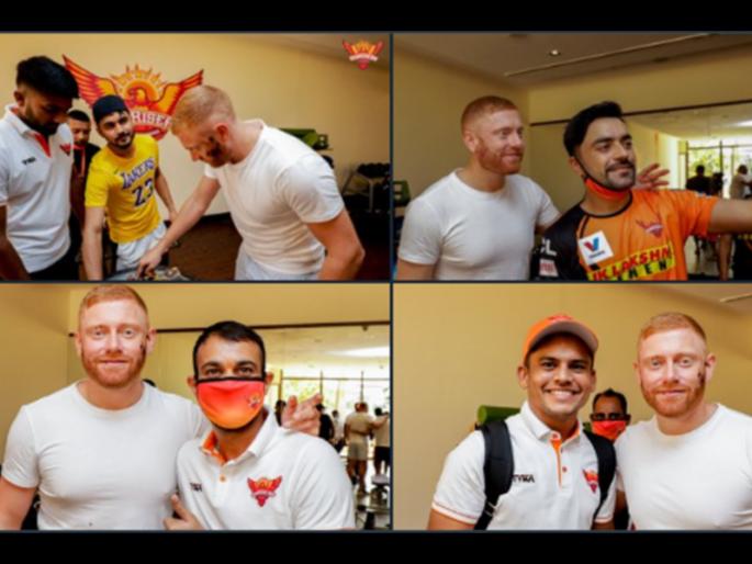 KKR vs SRH Latest News : Jonny Bairstow celebrates birthday with Sunrisers Hyderabad teammates before leaving for the match, Video | KKR vs SRH Latest News : KKRविरुद्धच्या सामन्याला रवाना होण्यापूर्वी जॉनी बेअरस्टोनं सहकाऱ्यांसोबत साजरा केला बर्थ डे! 