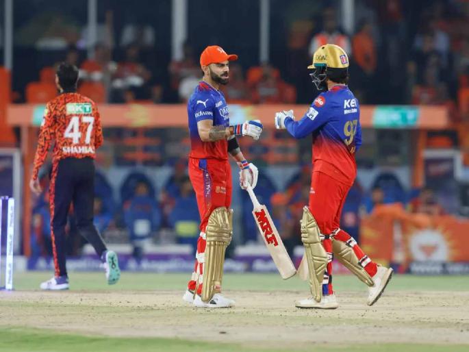 IPL 2024, Sunrisers Hyderabad vs Royal Challengers Bengaluru Live Marathi : RAJAT PATIDAR SMASHED 6,6,6,6 AGAINST MARKANDE, FIFTY IN JUST 19 BALLS, Video | ६,६,६,६‍! रजत पाटीदार मागून आला अन् १९ चेंडूंत अर्धशतक; विराटचाही भीमपराक्रम