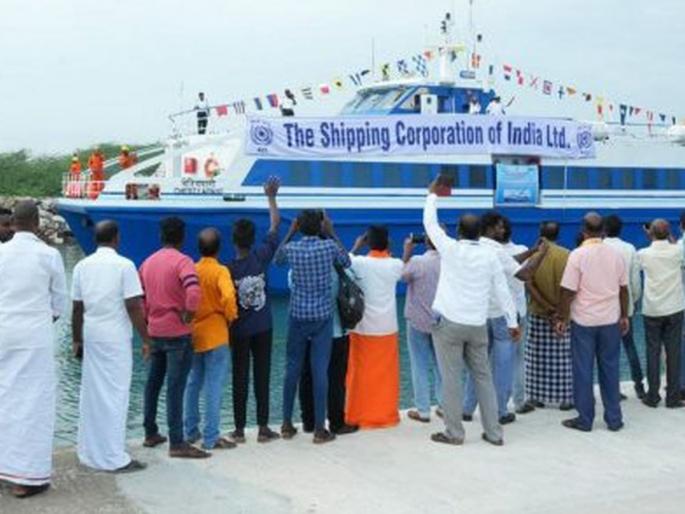 Now you can go to Sri Lanka by boat; Service resumed after 40 years | नौकेमध्ये बसून जाता येणार आता श्रीलंकेत; ४० वर्षांनंतर पुन्हा सुरू झाली सेवा Now you can go to Sri Lanka by boat; Service resumed after 40 years | नौकेमध्ये बसून जाता येणार आता श्रीलंकेत; ४० वर्षांनंतर पुन्हा सुरू झाली सेवा