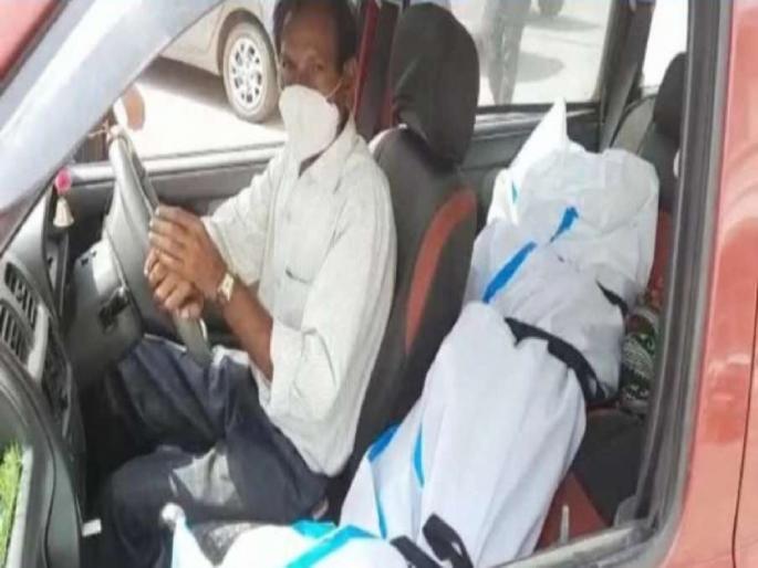 Father ties daughter body to car seat drives 80 km to home from kota rajasthan | ह्दयद्रावक घटना! कारच्या सीटवर मुलीचा मृतदेह बांधून हतबल बापाला करावा लागला ८० किमी प्रवास Father ties daughter body to car seat drives 80 km to home from kota rajasthan | ह्दयद्रावक घटना! कारच्या सीटवर मुलीचा मृतदेह बांधून हतबल बापाला करावा लागला ८० किमी प्रवास