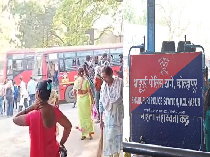 Kolhapur bus station is full of drunkards and drunkards, there are no policemen at the checkpoint | कोल्हापूर बसस्थानकात सुरक्षेचे तीनतेरा; मद्यपी, माथेफिरुंचा वावर, चौकीत पोलिसच नाहीत  Kolhapur bus station is full of drunkards and drunkards, there are no policemen at the checkpoint | कोल्हापूर बसस्थानकात सुरक्षेचे तीनतेरा; मद्यपी, माथेफिरुंचा वावर, चौकीत पोलिसच नाहीत