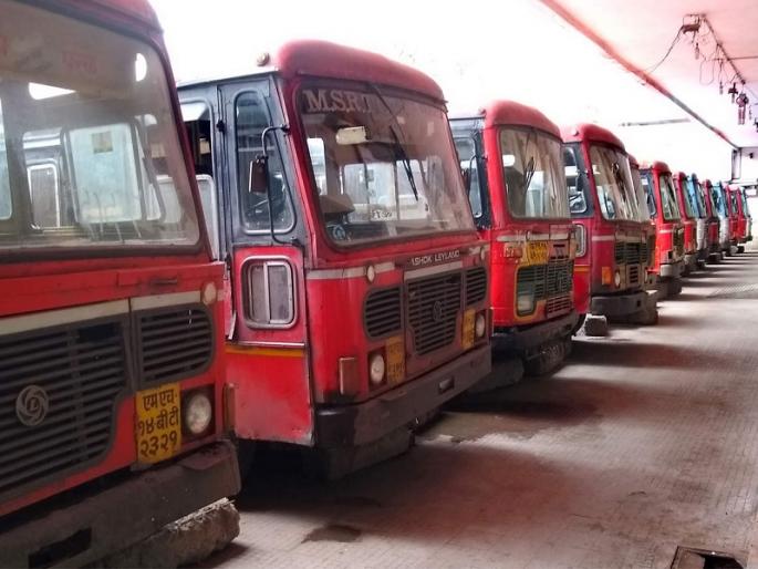 ST bus service restored; 550 trains ply from Wakdewadi ST depot pune news | Pune: एसटी बसची वाहतूक सेवा पूर्ववत; वाकडेवाडी एसटी आगारातून ५५० गाड्या मार्गस्थ ST bus service restored; 550 trains ply from Wakdewadi ST depot pune news | Pune: एसटी बसची वाहतूक सेवा पूर्ववत; वाकडेवाडी एसटी आगारातून ५५० गाड्या मार्गस्थ