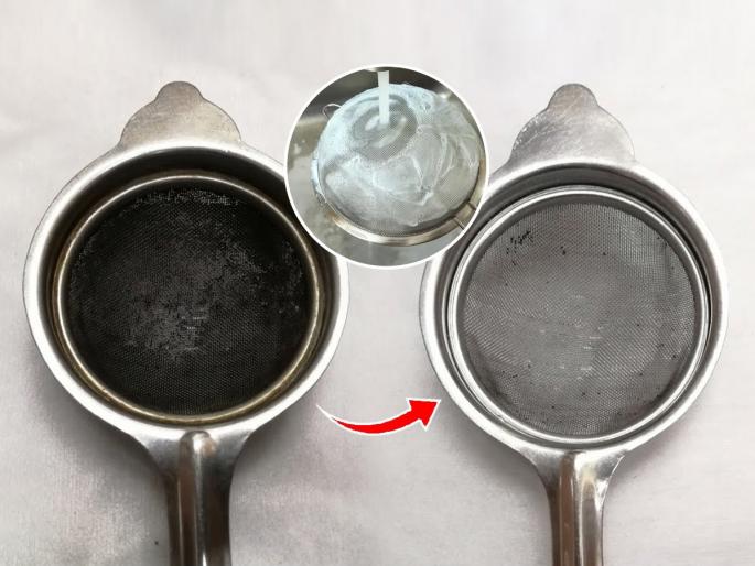 how to clean tea strainer without scrubbing home remedies to clean old tea strainer best way to remove stains from tea strainer | जुन्या चहाच्या गाळणीला करा नव्यासारखी! खास ट्रिक- घासण्याची गरजच नाही- मिनिटांत होईल साफ