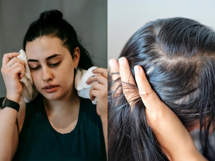 how to stop sweaty sticky hair reduce hair stickiness in changing weather hair solution monsoon hair care tips | केसात घाम साचतो-चिपचिपे होतात? ४ सोपे उपाय, घामाचा त्रास होईल कमी- केस होतील मऊसुत