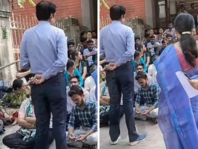 A man obscene act while looking at female students Shocking incident at Savitribai Phule University students protest | विद्यार्थीनींकडे बघून एकाचे हस्तमैथुन; सावित्रीबाई फुले विद्यापीठातील धक्कादायक प्रकार, विद्यार्थ्यांचे आंदोलन A man obscene act while looking at female students Shocking incident at Savitribai Phule University students protest | विद्यार्थीनींकडे बघून एकाचे हस्तमैथुन; सावित्रीबाई फुले विद्यापीठातील धक्कादायक प्रकार, विद्यार्थ्यांचे आंदोलन