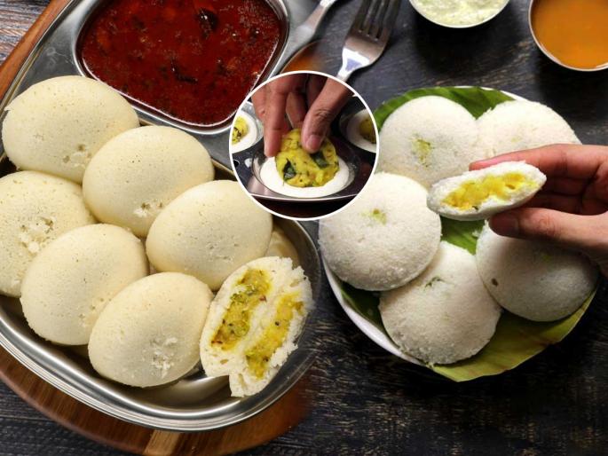 Breakfast Recipe: Easy way to make stuffed idli filled with spices, a special dish for children | Breakfast Recipe : मसाला भरलेली स्टफ्ड इडली करायची सोपी पद्धत, लहान मुलांसाठी खास खाऊ