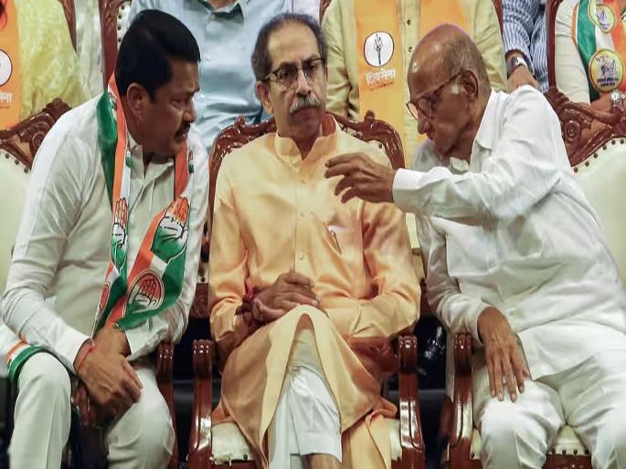 Pressure on Uddhav Thackeray in Mahavikas Aghadi?; Thackeray group leader Bhaskar Jadhav implied warning to Congress | मविआत उद्धव ठाकरेंवर दबाव?; ठाकरे गटाच्या नेत्याचा काँग्रेसला गर्भित इशारा Pressure on Uddhav Thackeray in Mahavikas Aghadi?; Thackeray group leader Bhaskar Jadhav implied warning to Congress | मविआत उद्धव ठाकरेंवर दबाव?; ठाकरे गटाच्या नेत्याचा काँग्रेसला गर्भित इशारा