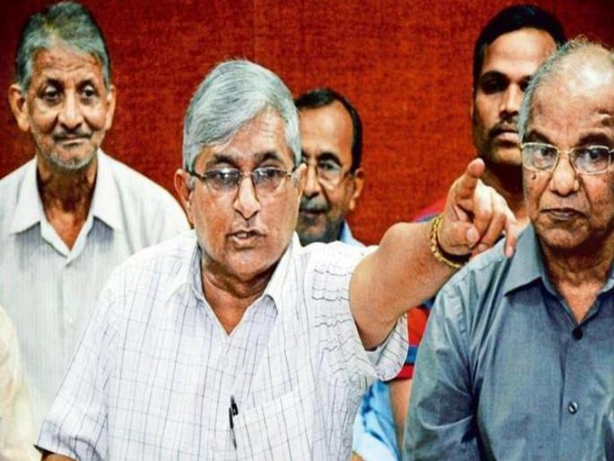former Goa RSS chief Subhash Velingkar goa | माजी संघचालक भाजपाविरुद्ध रिंगणात, मुल्यांचे राजकारण करण्याची हमी former Goa RSS chief Subhash Velingkar goa | माजी संघचालक भाजपाविरुद्ध रिंगणात, मुल्यांचे राजकारण करण्याची हमी