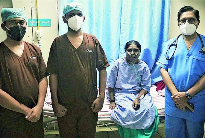 Successful fight against Covid for 45 days | ४५ दिवसांचा कोविडविरुद्ध यशस्वी लढा