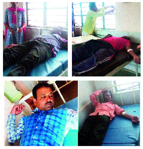 Five employees of the tribal ashramala have been attempted suicide in Hanavatshed | हनवतखेड  येथील आदिवासी आश्रमशाळेमधील पाच कर्मचार्यांचा आत्महत्येचा प्रयत्न Five employees of the tribal ashramala have been attempted suicide in Hanavatshed | हनवतखेड  येथील आदिवासी आश्रमशाळेमधील पाच कर्मचार्यांचा आत्महत्येचा प्रयत्न