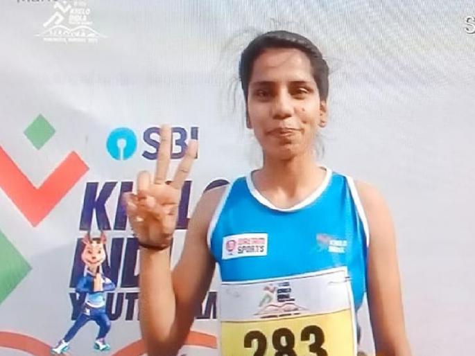 Sudeshna Hanmant Shivankar of Satara wins gold in 100m at Khelo India National Youth Games | Khelo India Youth Games 2022: साताऱ्याच्या सुदेशना शिवणकरला सुवर्णपदक Sudeshna Hanmant Shivankar of Satara wins gold in 100m at Khelo India National Youth Games | Khelo India Youth Games 2022: साताऱ्याच्या सुदेशना शिवणकरला सुवर्णपदक