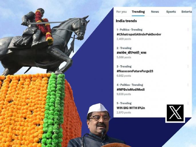 Chhatrapati Shivaji Statue Unveiling Ceremony in Kashmir 'Top Trading' | छत्रपती शिवरायांच्या काश्मीरमधील पुतळ्याचा अनावरणाचा सोहळा ‘टॉप ट्रेडिंग’ Chhatrapati Shivaji Statue Unveiling Ceremony in Kashmir 'Top Trading' | छत्रपती शिवरायांच्या काश्मीरमधील पुतळ्याचा अनावरणाचा सोहळा ‘टॉप ट्रेडिंग’