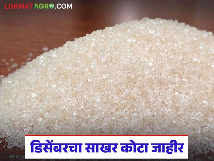 Central government's sugar quota for December announced; Will prices fluctuate? | डिसेंबर महिन्यासाठी केंद्र सरकारचा साखर कोटा जाहीर; दरात चढ-उतार होणार का?