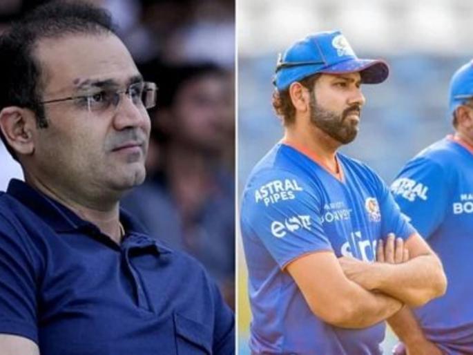 former India opener Virender Sehwag Virender Sehwag suggests under-fire Mumbai Indians to make a bold call for next IPL 2022 clash | Virender Sehwag suggestion Mumbai Indians : सलग तीन सामने हरणाऱ्या मुंबई इंडियन्सला वीरेंद्र सेहवागचा सल्ला; सूचवलं एका खेळाडूचं नाव!