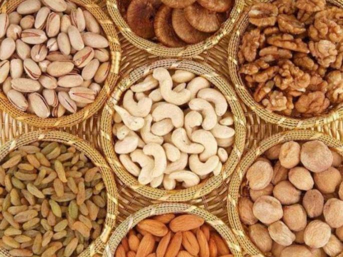 Diwali: Demand for healthy dry fruits is higher than sweets | Diwali 2025 : दिवाळीत मिठाईऐवजी आरोग्यदायी सुकामेव्याला मागणी जास्त Diwali: Demand for healthy dry fruits is higher than sweets | Diwali 2025 : दिवाळीत मिठाईऐवजी आरोग्यदायी सुकामेव्याला मागणी जास्त