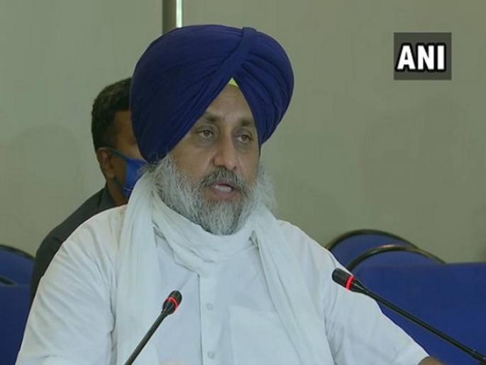 sukhbir Singh Badal Attacks Those Who Says There Are Khalistanis Among Farmers In Protests Against Farm Laws | शेतकऱ्यांना देशद्रोही आणि खलिस्तानी म्हणायचा अधिकार तुम्हाला कुणी दिला?; सुखबीरसिंग बादल यांचा भाजपला सवाल
