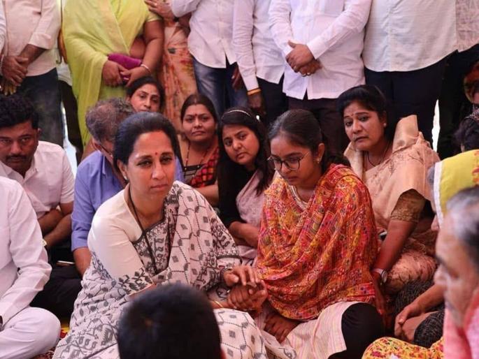 "Will not rest until justice is served to the Deshmukh family"; Supriya Sule's determination in Massajog | "देशमुख कुटुंबाला न्याय मिळेपर्यंत स्वस्थ बसणार नाही"; सुप्रिया सुळेंचा मस्साजोगमध्ये निर्धार "Will not rest until justice is served to the Deshmukh family"; Supriya Sule's determination in Massajog | "देशमुख कुटुंबाला न्याय मिळेपर्यंत स्वस्थ बसणार नाही"; सुप्रिया सुळेंचा मस्साजोगमध्ये निर्धार