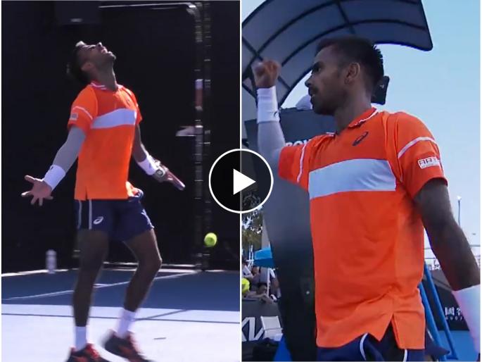 SUMIT NAGAL CREATES HISTORY; beats WR 27 Alexander Bublik 6-4 6-2 7-6 (5) in the first Round of the Australian Open, First Indian since Ramesh Krishnan in 1989 to beat a seeded player in grand slam | भारताच्या सुमित नागलने इतिहास रचला, ऑस्ट्रेलियन ओपनमध्ये शानदार विजय SUMIT NAGAL CREATES HISTORY; beats WR 27 Alexander Bublik 6-4 6-2 7-6 (5) in the first Round of the Australian Open, First Indian since Ramesh Krishnan in 1989 to beat a seeded player in grand slam | भारताच्या सुमित नागलने इतिहास रचला, ऑस्ट्रेलियन ओपनमध्ये शानदार विजय