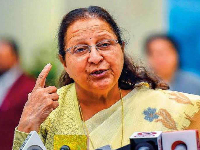 Couldnt speak against my government in Madhya pradesh says bjp leader Sumitra Mahajan | 'माझ्याच पक्षाचं सरकार असल्यानं अनेकदा बोलता यायचं नाही' Couldnt speak against my government in Madhya pradesh says bjp leader Sumitra Mahajan | 'माझ्याच पक्षाचं सरकार असल्यानं अनेकदा बोलता यायचं नाही'
