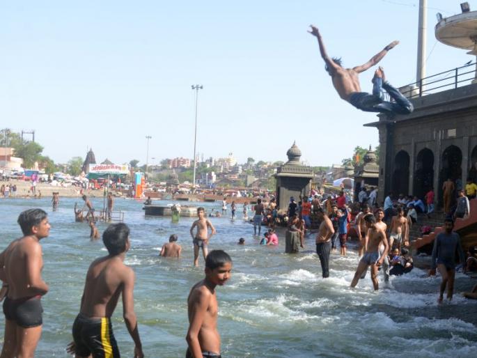 Temperature ahead of cholera; The city recoiled | तापमान चाळीशीपुढे; शहर पुन्हा तापले