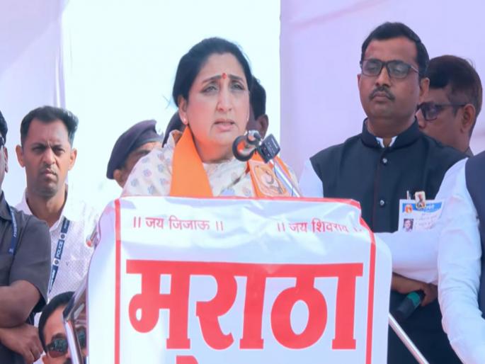 Will never leave the legacy of thoughts given by Ajit Pawar, Sunetra Pawar speech on Shivneri Fort | "कठीण प्रसंगात शपथ घेताना माझ्या डोळ्यासमोर..."; किल्ले शिवनेरीवर सुनेत्रा पवारांचं भावूक भाषण Will never leave the legacy of thoughts given by Ajit Pawar, Sunetra Pawar speech on Shivneri Fort | "कठीण प्रसंगात शपथ घेताना माझ्या डोळ्यासमोर..."; किल्ले शिवनेरीवर सुनेत्रा पवारांचं भावूक भाषण