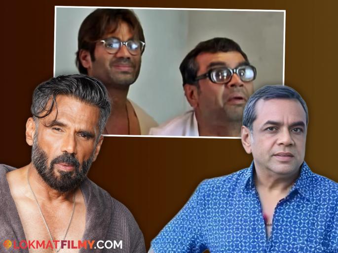 Suniel Shetty reacted to Paresh Rawal's entry in 'Hera Pheri 3', said- ''It's eye-catching...'' | सुनील शेट्टीने 'हेरा फेरी ३'मधील परेश रावलच्या एंट्रीवर दिली प्रतिक्रिया, म्हणाली- "नजर लागते..."