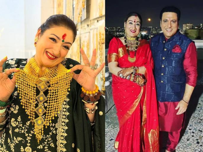 karwa chauth 2025 govinda gift gold necklace to her wife sunita ahuja | "सोना कितना सोना है...", घटस्फोटाच्या चर्चांदरम्यान करवाचौथला गोविंदाने बायकोला दिला सोन्याचा हार karwa chauth 2025 govinda gift gold necklace to her wife sunita ahuja | "सोना कितना सोना है...", घटस्फोटाच्या चर्चांदरम्यान करवाचौथला गोविंदाने बायकोला दिला सोन्याचा हार