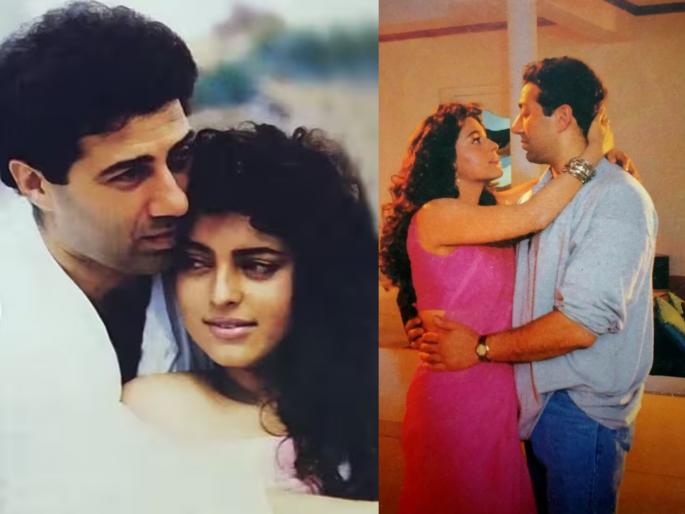 juhi chawla and sunny deol kissing scene in lutere movie know anecdote behind it | सनी देओलसोबत किसींग सीन, जुही शूटच्या दिवशीच गायब झालेली; निर्मात्यांनी सांगितला किस्सा